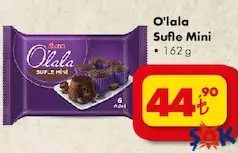 ÜLKER OLALA SUFLE MİNİ KEK 162 G ÜLKER OLALA SUFLE MİNİ KEK 162 G